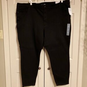 Old Navy Rockstars Super skinny Mid-Rise Black denim jeans women plus size 30